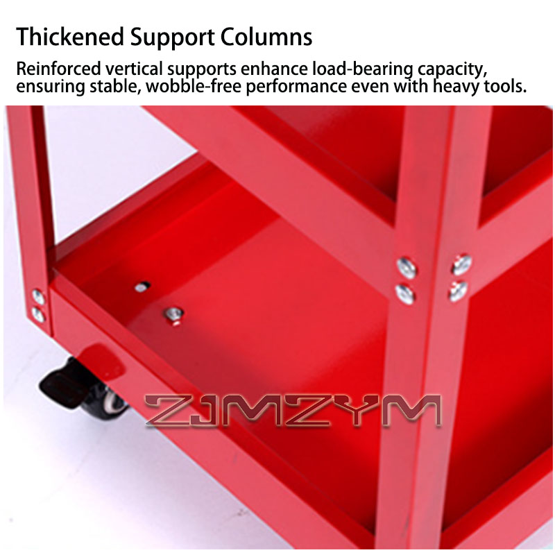 Workshop Tools Trolley - 3 Tier Rolling Tool Cart Heavy