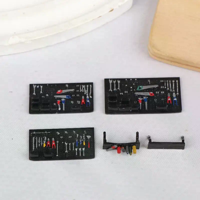 Workshop Tools Display - 1/64 Diorama Car Repair Tool Pegboard