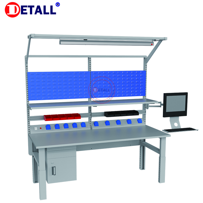 Workshop Tools Table - Adjustable Factory Metal Work Tables with