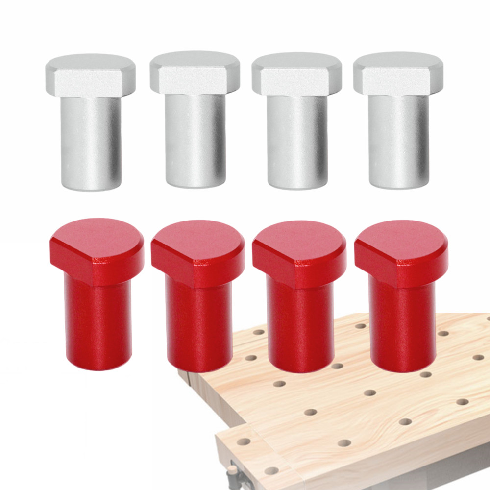 Workshop Tools Table - 4Pcs Workbench Peg Brake Dogs, Woodworking