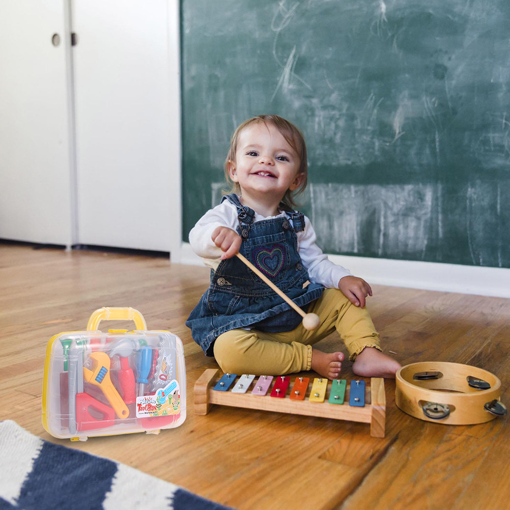 1Set Plastic Tool Box Kid Hand – Workshop Tools Toy recenzja i cena