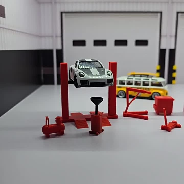 1: 64 Diorama Garage Repair To – Workshop Tools Toy recenzja i cena