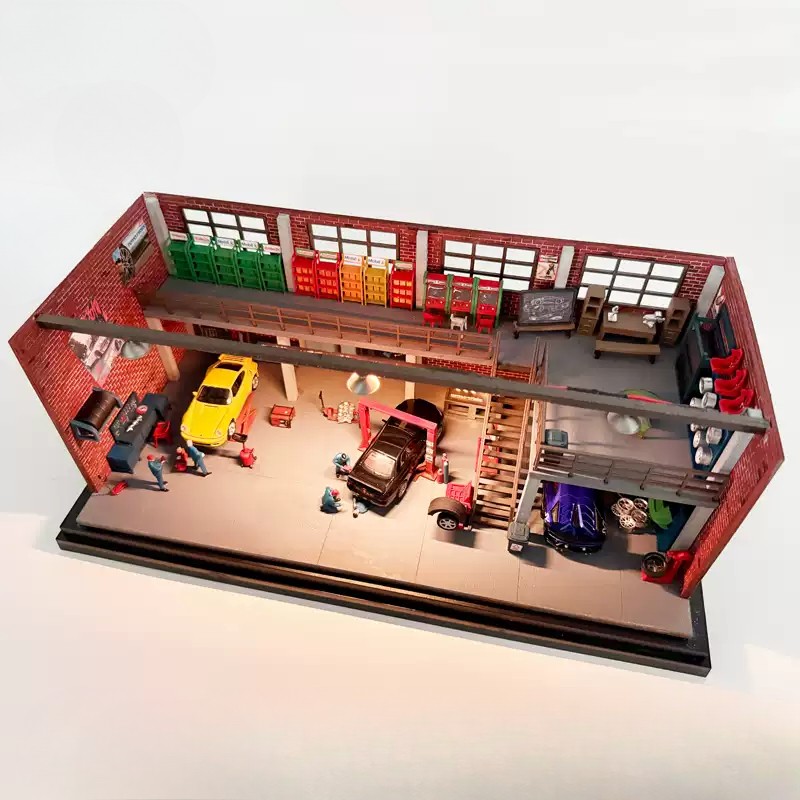 1: 64 Diorama Garage Repair To – Workshop Tools Toy recenzja i cena