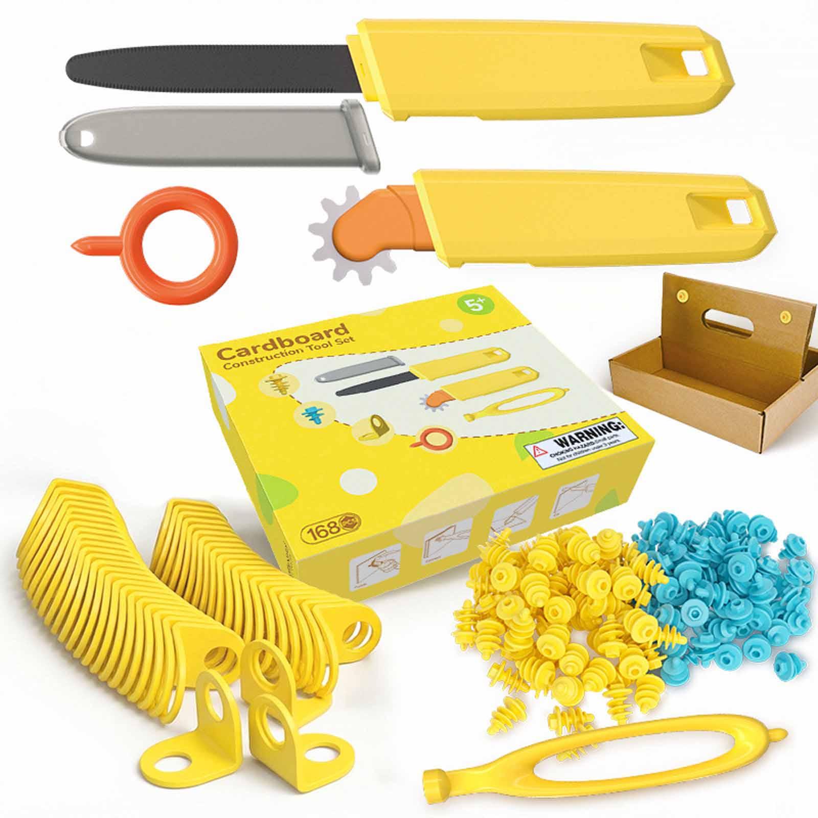 168x Cardboard Construction To – Workshop Tools Toy recenzja i cena