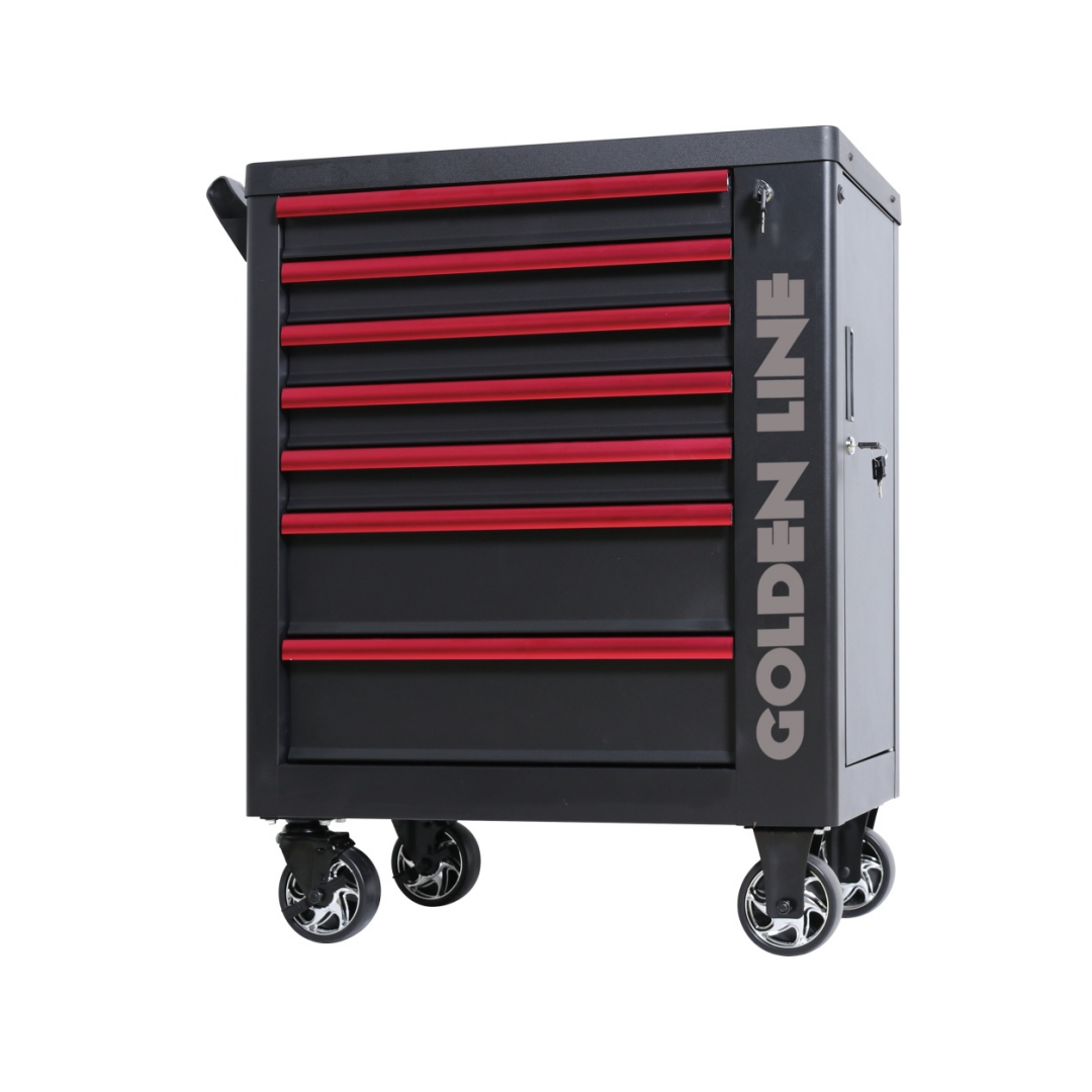 7 Drawers Workshop Rolling Met – Workshop Tools Trolley recenzja i cena