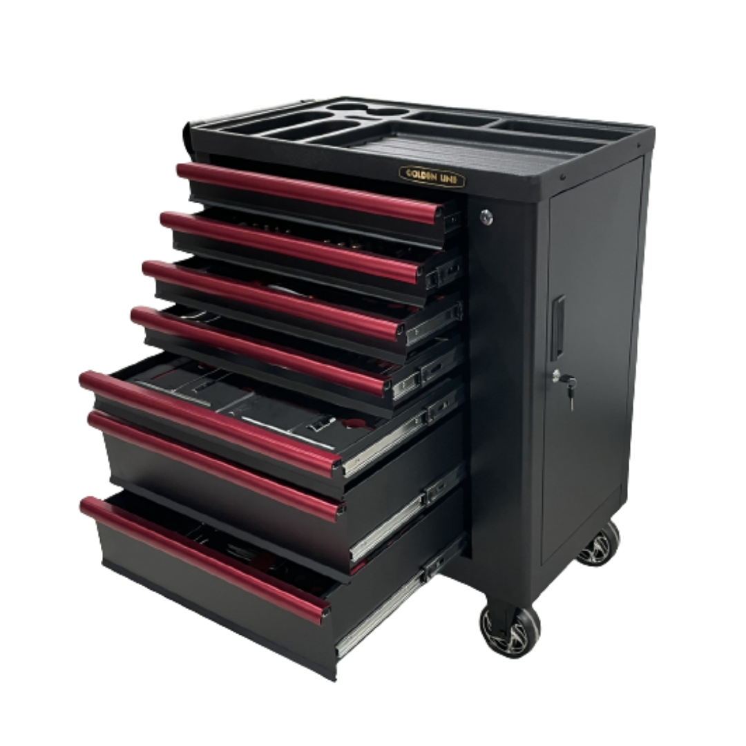 7 Drawers Workshop Rolling Met – Workshop Tools Trolley recenzja i cena