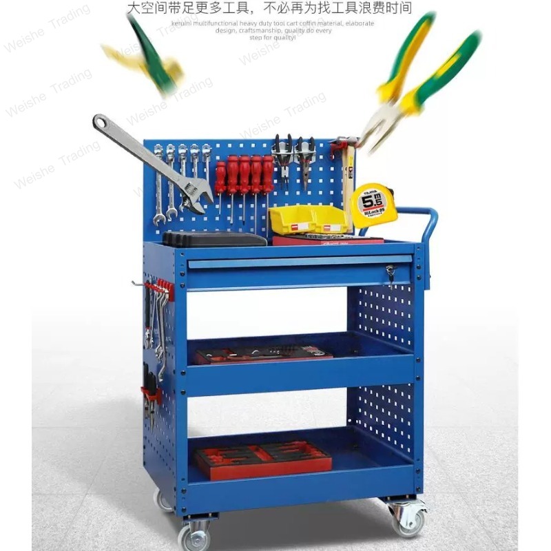 Heavy tool cart Three-layer mo – Workshop Tools Trolley recenzja i cena