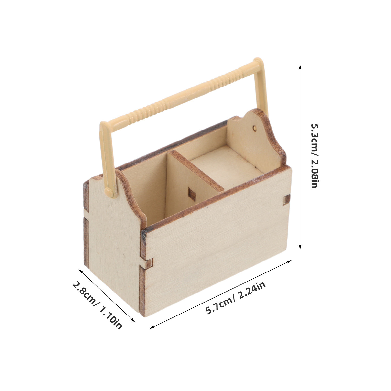 3Pcs Wooden Mini Toolbox 1:12  – Workshop Tools Toy recenzja i cena
