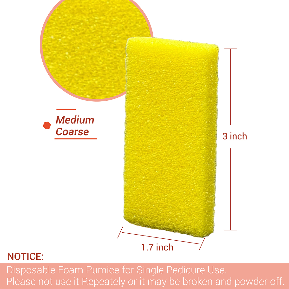 Disposable Pumice Sponge 80x40 – Tools Vn recenzja i cena