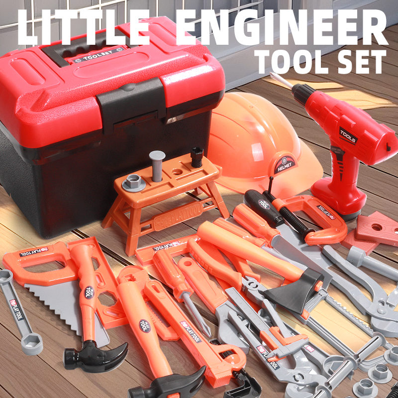 Children's Engineering Kit wit – Workshop Tools Toy recenzja i cena
