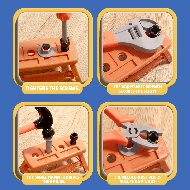 Children's Engineering Kit wit – Workshop Tools Toy recenzja i cena