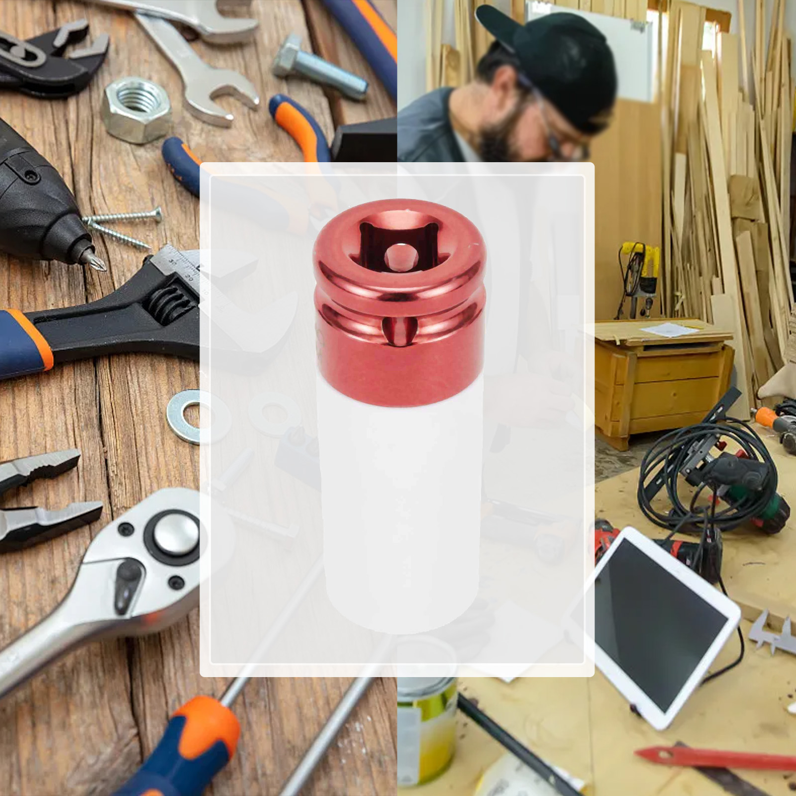 1Pc Metal Socket 17mm 19mm 21m – Workshop Hand Tools And Equipment recenzja i cena
