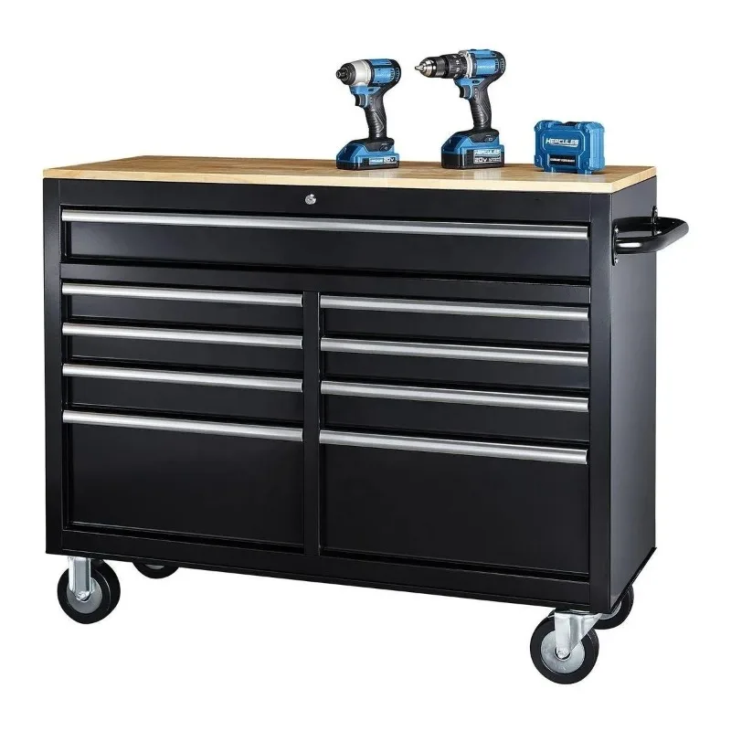 Heavy-Duty 46 Inch 9-Drawer Wo – Workshop Tools Trolley recenzja i cena