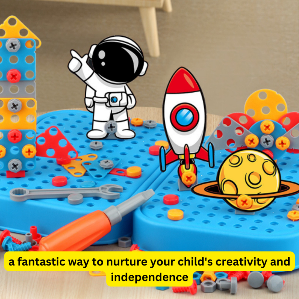 450Pcs Kids STEM Drill Set Cre – Workshop Tools Toy recenzja i cena