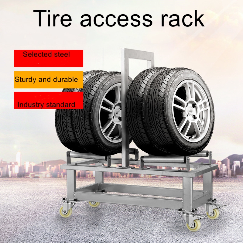 Auto workshop mobile tire rack – Workshop Tools Display recenzja i cena