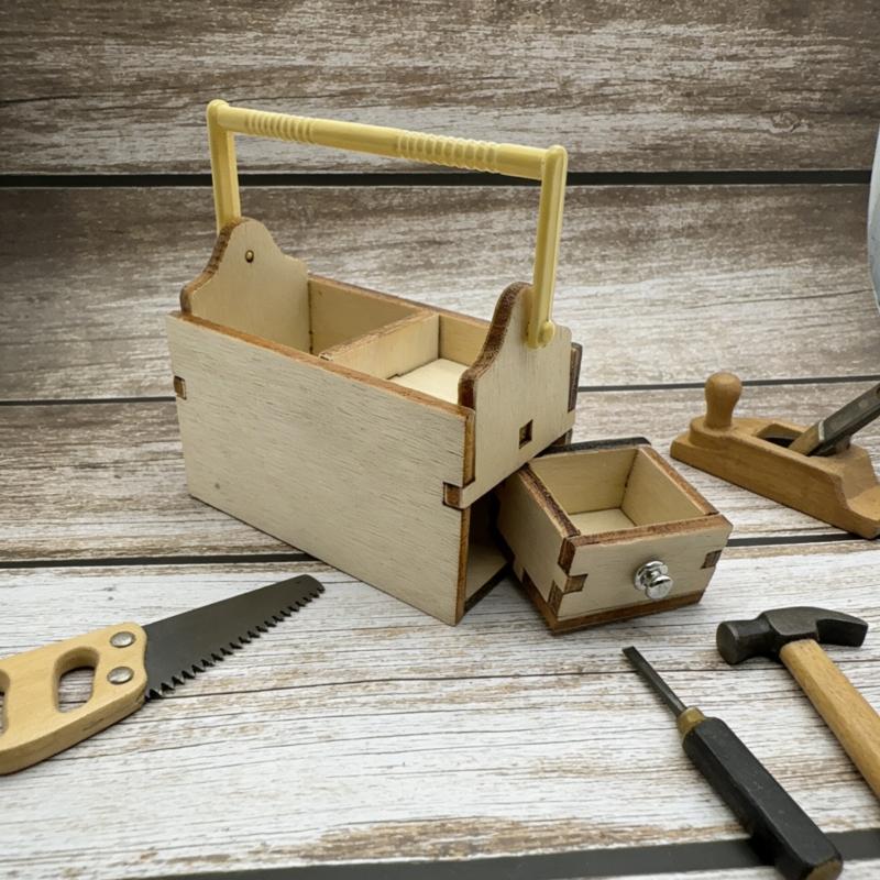 Hot 1/12 Dollhouse Mini Wooden – Workshop Tools Toy recenzja i cena